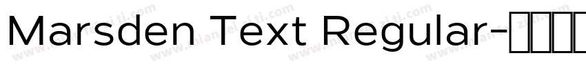 Marsden Text Regular字体转换